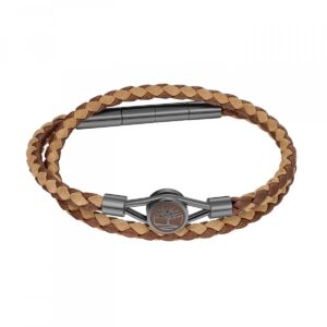 Bransoletka Męska Timberland TDAGB0002402 Brązowy