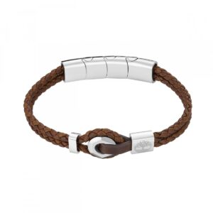Bransoletka Męska Timberland TDAGB0002502 Brązowy