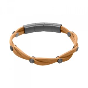 Bransoletka Męska Timberland TDAGB0002601 Ochra